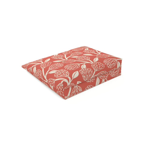 South African Protea Cotton Cosmetic Bag