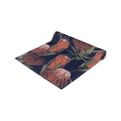 Protea South Africa Table Runner (Cotton, Poly)South African Protea Table decoration, African decor