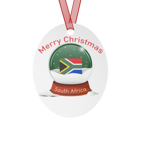 South African Christmas Metal Ornaments