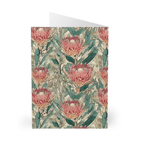 South African Protea Greeting Cards (5 Pack)