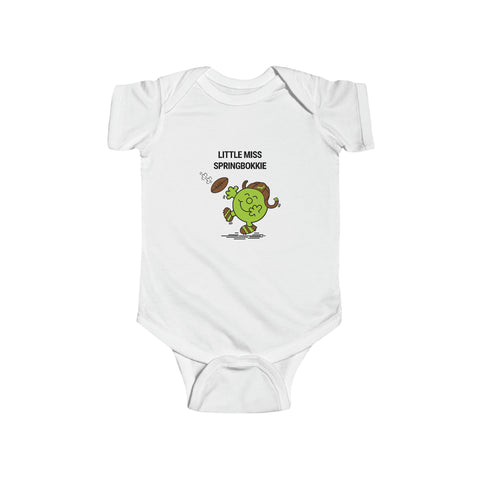 Little Miss Springbokkie South African Baby Jersey Bodysuit