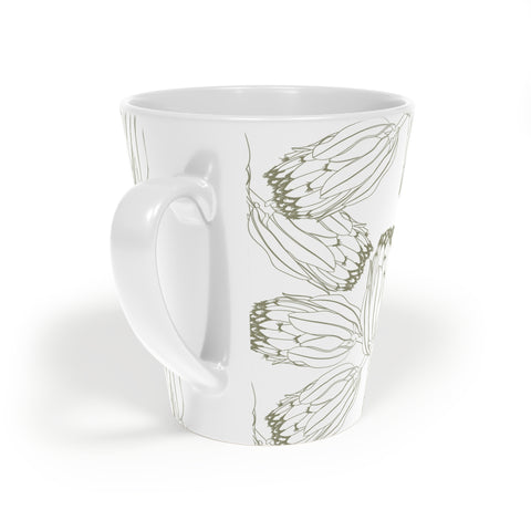 Latte Mug, 12oz Protea