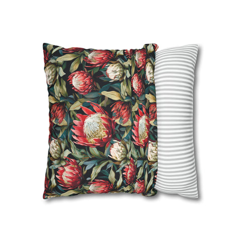 Copy of Copy of South African Protea Spun Polyester Pillowcase