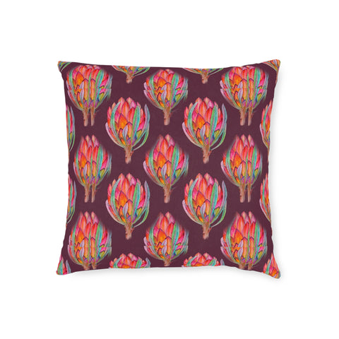 South African Protea Square Pillow