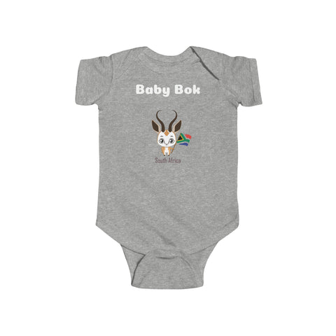 Baby Bokkie South Africa Baby  Jersey Bodysuit