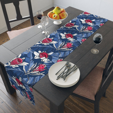 Table Runner (Cotton, Poly)South African Protea