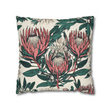 South African Protea Spun Polyester Pillowcase -Pillow not included