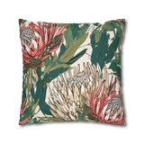 South African Protea Spun Polyester Pillowcase -Pillow not included