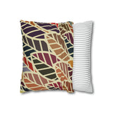 South African abstract leaves and design Pillowcase Cover only - no filling is included