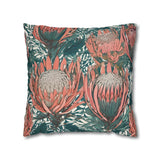 South African Protea Spun Polyester Pillowcase -Pillow not included