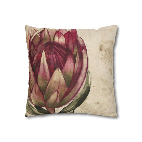 South African Protea Pillowcase Cover only - no filling is included