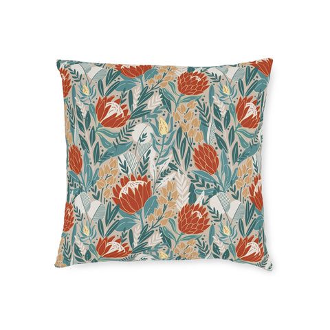 South African Protea Square Pillow