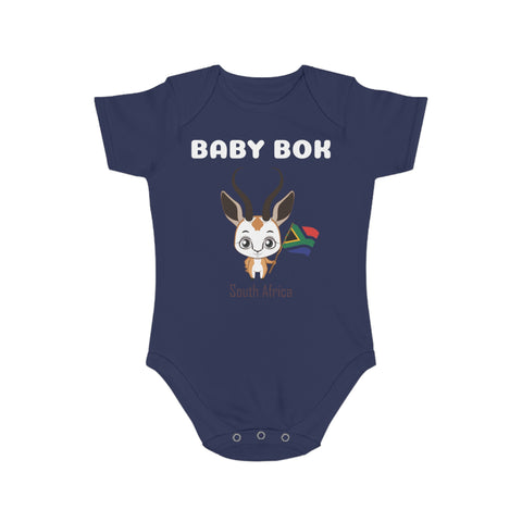 Baby Bokkie Short-sleeved Baby Bodysuit South Africa Babygrow Short Sleeve Baby Bodysuit