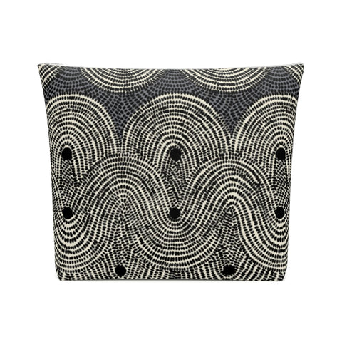 South African Waves African print Cotton Cosmetic Bag