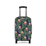 South African Protea Floral Custom Designed Luggage Cover Modern Luggage Protector Suitcase Cover, Carry on luggage Wrap, luggage Cover