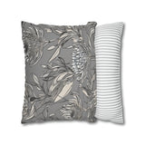 South African Protea Spun Polyester Pillowcase -Pillow not included