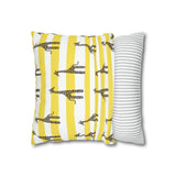 African Giraffe stripe yellow Pillowcase Cover only - no filling is included