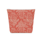 South African Protea Cotton Cosmetic Bag