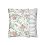 South African Protea Spun Polyester Pillowcase - Shipped from UK/USA/AUS