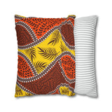 African Leaves and colours Pillowcase Cover only - no filling is included