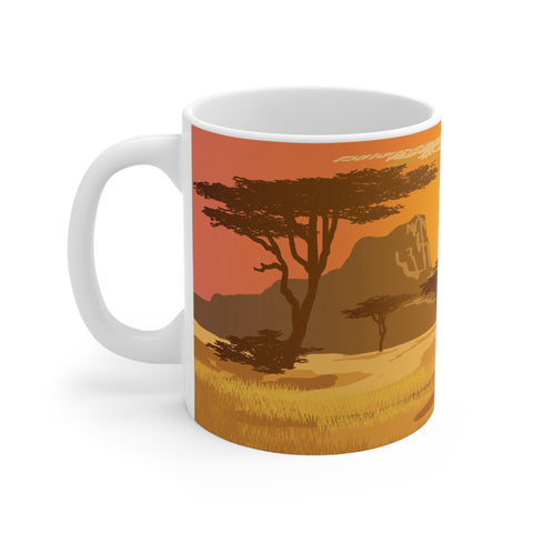 South African 11oz Coffee Mug - If Rugby was easy they would call it football