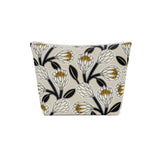 South African Protea Cotton Cosmetic Bag