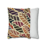 South African abstract leaves and design Pillowcase Cover only - no filling is included