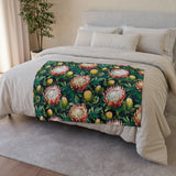 South African Protea Soft Polyester Blanket