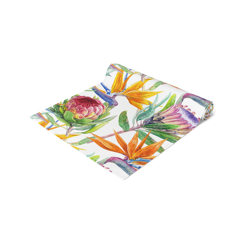 Table Runner (Cotton, Poly)South African Protea