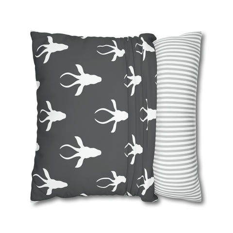 South African Safari Antelope Spun Polyester Pillowcase - No filling