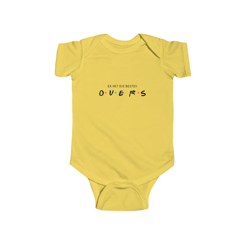 South African Afrikaans Beste Ouers Baby Unisex Infant Fine Jersey Bodysuit - Shipped from the UK