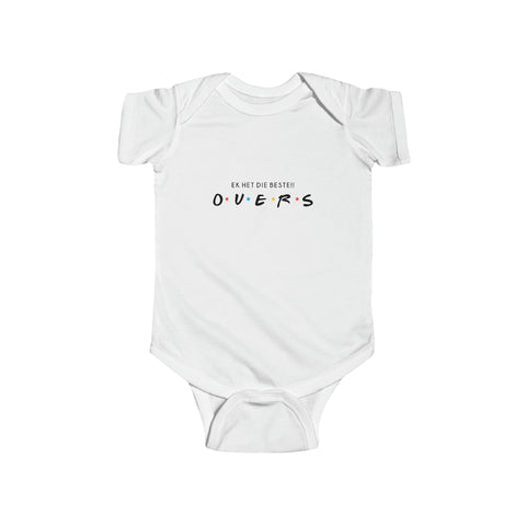 South African Afrikaans Beste Ouers Baby Unisex Infant Fine Jersey Bodysuit - Shipped from the UK