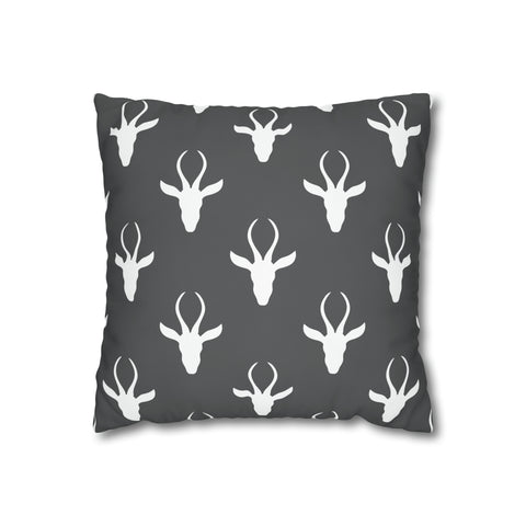 South African Safari Antelope Spun Polyester Pillowcase - No filling