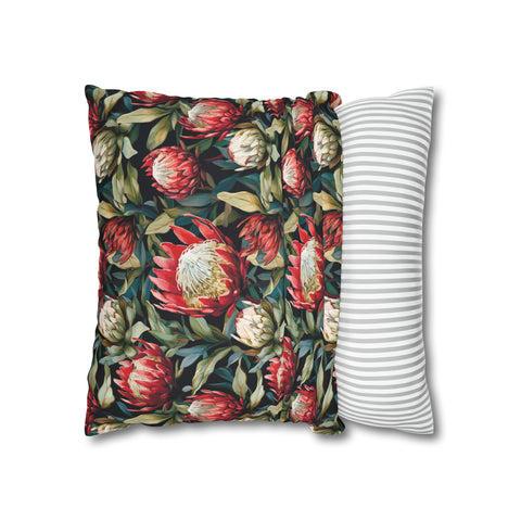 Copy of Copy of South African Protea Spun Polyester Pillowcase