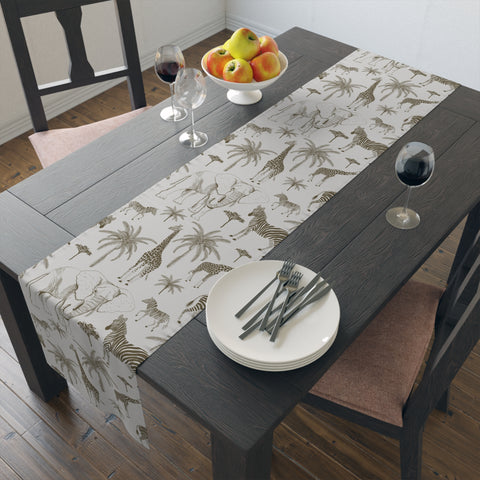 Table Runner (Cotton, Poly)South African Safari