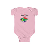 Short-sleeved Baby Bodysuit Love South Africa Baby Bok Babygrow - Shipped from the UK