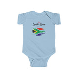 Short-sleeved Baby Bodysuit Love South Africa Baby Bok Babygrow - Shipped from the UK