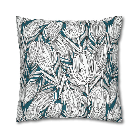 South African Protea Pillow case only Polyester Cushion case only