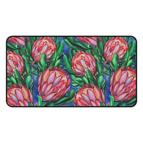 South African Protea Desk Mat