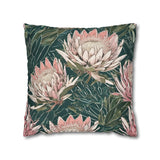 South African Protea Spun Polyester Pillowcase -Pillow not included