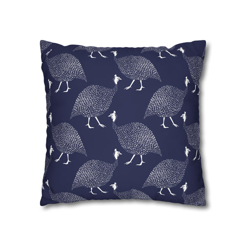 South African Guniefowl Spun Polyester Pillowcase - Shipped from UK/USA/AUS