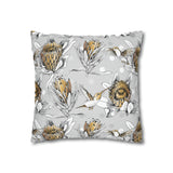 South African Protea Spun Polyester Pillowcase