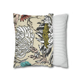 South African Protea Spun Polyester Pillowcase - Shipped from UK/USA/AUS