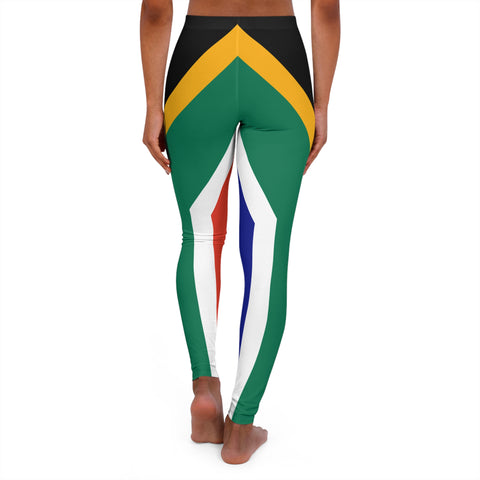 South African Flag Protea Spandex Yoga leggings Women's Spandex Leggings