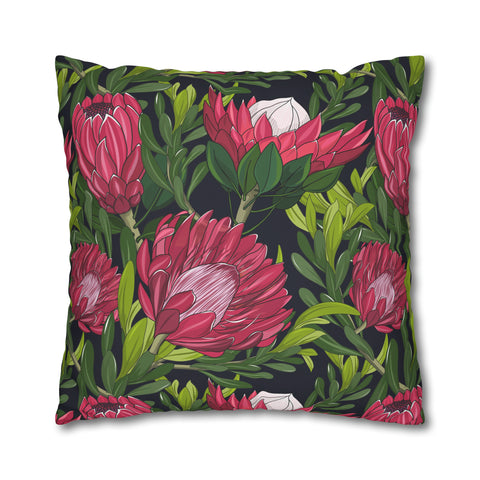 South African Protea Pillowcase Cover only - no filling is included