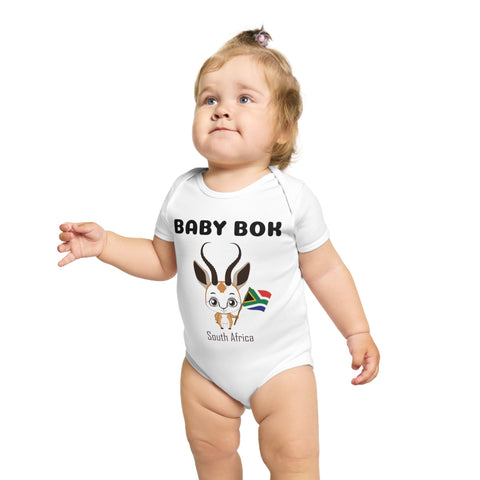 Baby Bokkie Short-sleeved Baby Bodysuit South Africa Babygrow Short Sleeve Baby Bodysuit