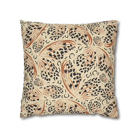 African abstract Leopard print Pillowcase Cover only - no filling is included