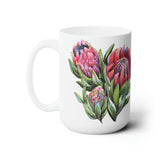 South African Protea Ceramic Mug 15oz - Dispatched from USA