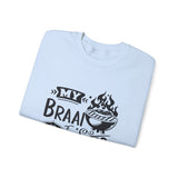 My Braai my rules South African Unisex Heavy Blend™ Crewneck Sweatshirt