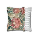 South African Protea Spun Polyester Pillowcase -Pillow not included